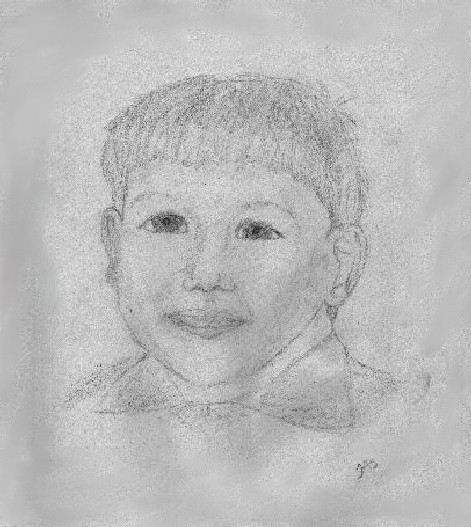 Daniel smiles - a photographic study.