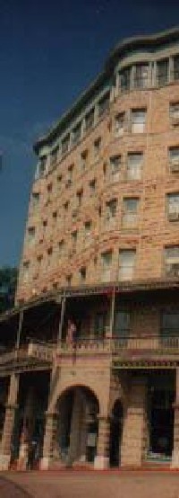 Only one of many beautiful structures to admire in Eureka Springs, AR.  There's even an alleged haunted hotel in this breathtaking Ozark tourist town.